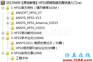 【原創教程】HFSS頻域電磁仿真快速入門(附307M學習資料)HFSS培訓的效果圖片18