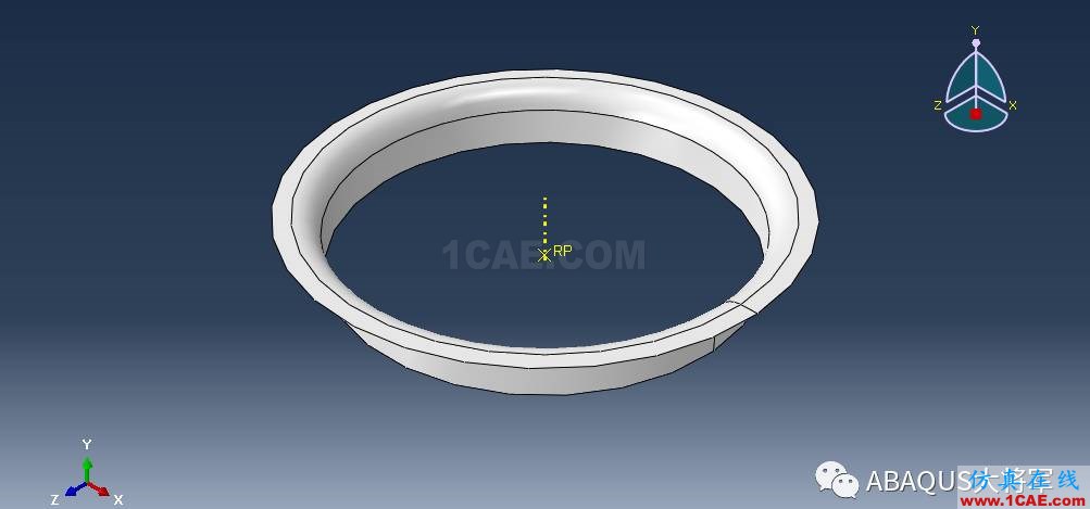 ABAQUS案例的Abaqus/CAE再現——半球形沖頭沖壓薄板abaqus有限元分析案例圖片6