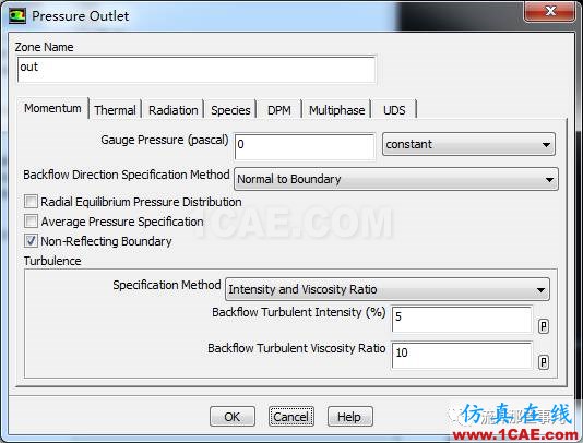 FLUENT不收斂案例及解決方法：壓力出口導致的不收斂【轉發】fluent培訓課程圖片6