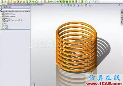 『實(shí)用技巧』SolidWorks最簡(jiǎn)單的彈簧畫(huà)法教程solidworks simulation技術(shù)圖片3