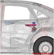 有限元軟件RADIOSS在汽車(chē)側(cè)碰仿真分析與應(yīng)用ansys仿真分析圖片4