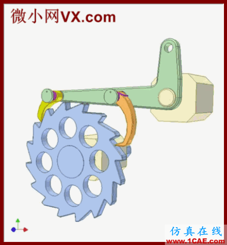 搞明白機械原理之棘輪機構(gòu)AutoCAD分析案例圖片47