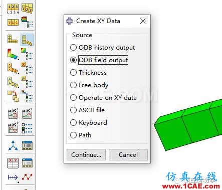 Abaqus計算后的變形模型(新節點坐標)abaqus有限元仿真圖片5