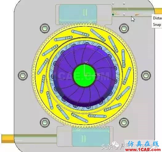 齒輪帶著十五個行位彎抽芯，這圖高清版ug培訓課程圖片13