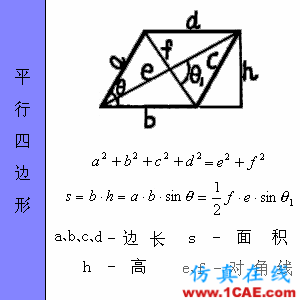 快接收,工程常用的各種圖形計算公式都在這了!AutoCAD仿真分析圖片23