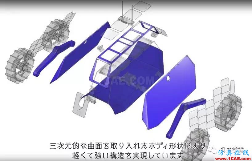 谷歌月球車與日本HAKUTO月球車設(shè)計欣賞機(jī)械設(shè)計圖片5