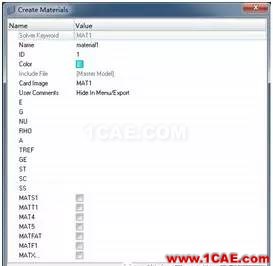 HyperWorks Tips & Tricks：使用創建Component對話框創建Component并自動關聯hypermesh分析圖片6