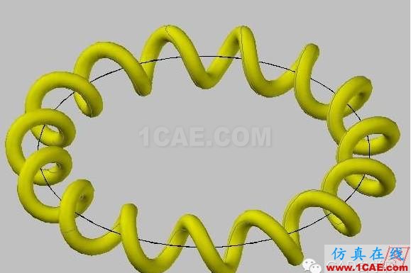AutoCAD環形彈簧做法一AutoCAD應用技術圖片7