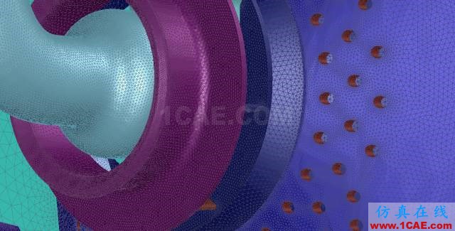 案例 | Fluent Meshing實戰發動機燃燒室網格 ——表面網格fluent結果圖片11