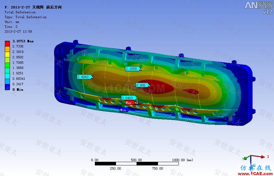應用簡介丨CAE仿真技術在雷達產品設計中的應用簡介ansys workbanch圖片3