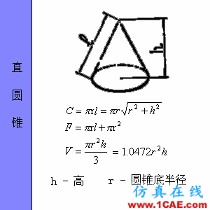 快接收,工程常用的各種圖形計算公式都在這了!AutoCAD學習資料圖片45
