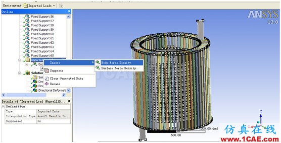 1 ANSYS Workbench與Ansoft Maxwell 電磁結構耦合 - yliuchengzhuy - yliuchengzhuy的博客 ANSYS Workbench與Ansoft Maxwell 電磁結構耦合案例Maxwell分析圖片54