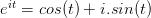 神奇而優(yōu)雅的傅里葉變換 e^{it}=cos(t)+i.sin(t)