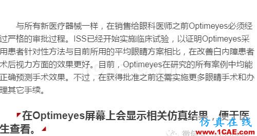 眼科醫生玩轉ANSYS Mechanical治療白內障ansys分析圖片2