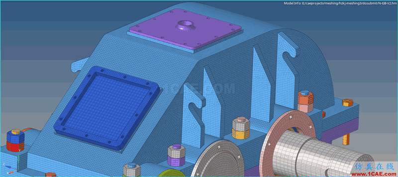 Hypermesh、Ansys 、CFD等優質網格劃分服務(也可提供專項培訓)ansys仿真分析圖片1