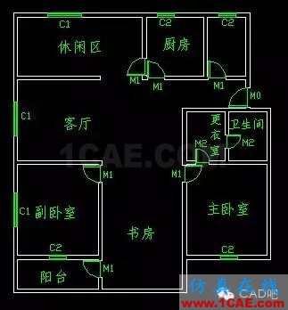 AutoCAD繪制室內設計圖步驟 AutoCAD繪制室內設計圖步驟AutoCAD培訓教程圖片22