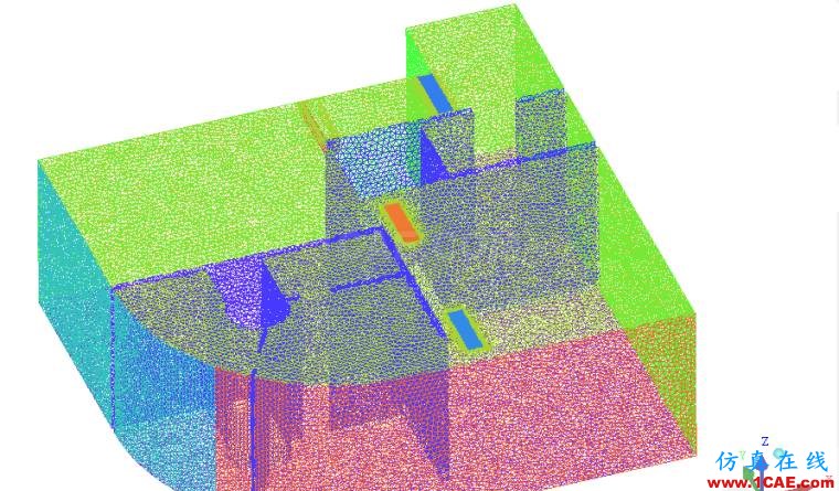 網(wǎng)格1.png 【CFD】酒店套房室內(nèi)空調(diào)流場(chǎng)溫度場(chǎng)分析fluent結(jié)果圖片4