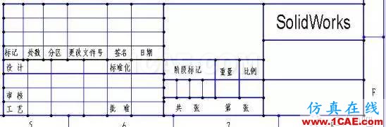 如何建立標(biāo)準(zhǔn)的solidworks圖框模板 如何建立標(biāo)準(zhǔn)的solidworks圖框模板solidworks simulation分析圖片13