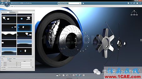 Screenshot of CATIA workspace NVIDIA QUADRO與CATIA久經考驗的黃金組合只為實現完美設計Catia分析案例圖片5
