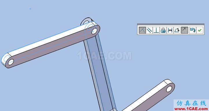 solidworks牛頭刨床仿真solidworks simulation技術圖片8