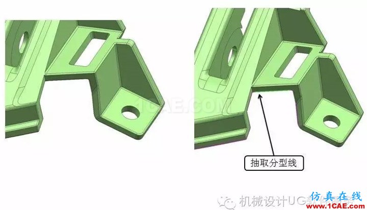 UG中汽車模高低落差位的分模處理技巧(實(shí)體分模技巧)HFSS圖片2