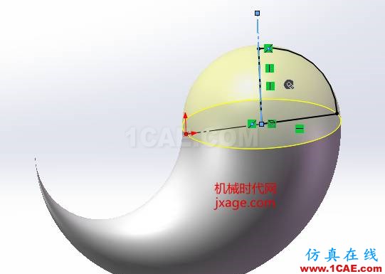 SolidWorks如何通過(guò)掃描創(chuàng)建太極圖？solidworks simulation培訓(xùn)教程圖片12