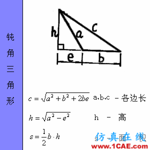 快接收,工程常用的各種圖形計算公式都在這了!AutoCAD技術圖片22
