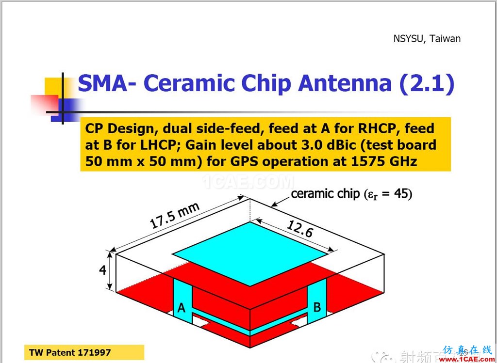 臺灣天線大牛翁金輅教授:高級平面天線設計ansys hfss圖片21