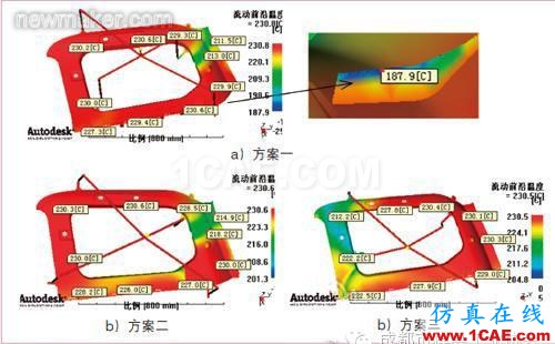 基于Moldflow的汽車內飾板澆注系統設計moldflow結果圖片8