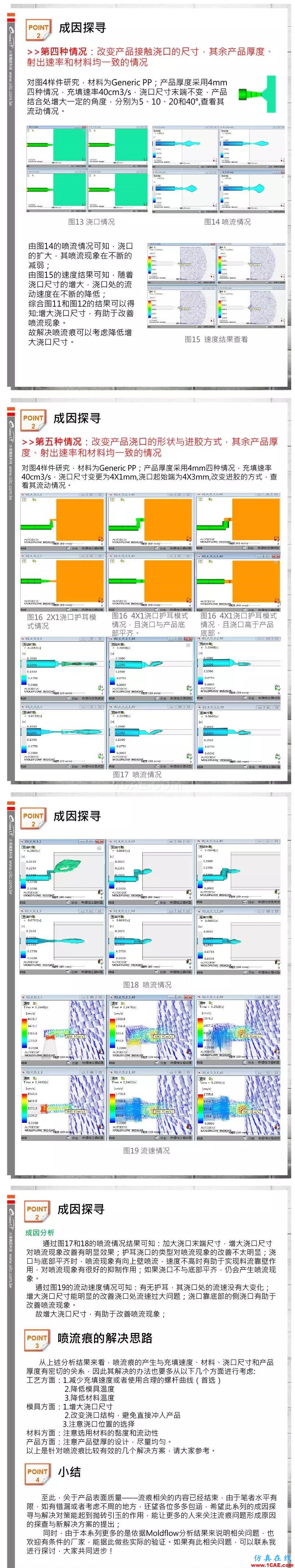 Autodesk Moldflow 關于流痕問題的成因探尋之四--淺析噴流痕moldflow結果圖片2
