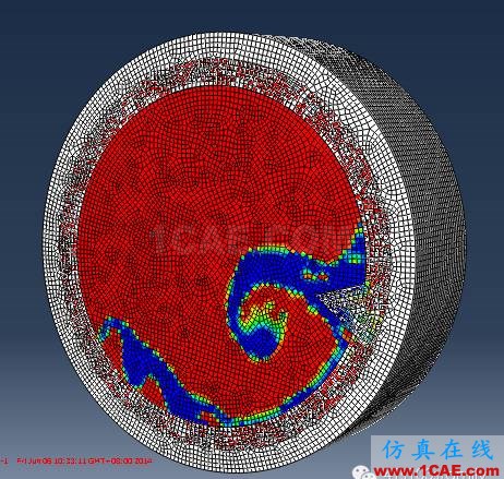 Abaqus流固耦合實例-模擬洗衣機轉動abaqus有限元仿真圖片21