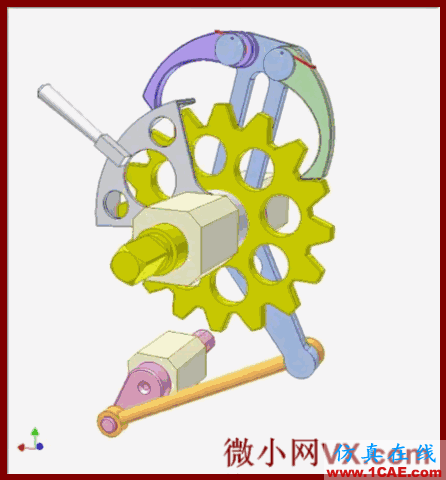 搞明白機械原理之棘輪機構(gòu)AutoCAD分析案例圖片48