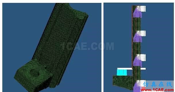 基于 HyperWorks 的拉床主溜板優化設計hypermesh分析圖片1