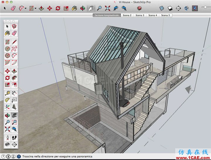 效果圖的藝術:用SketchUp, AutoCAD 和 Photoshop創造絕佳的水彩效果AutoCAD學習資料圖片3