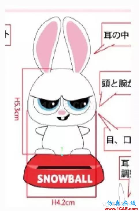 creo/proe兔子VSS(可變截面掃描)建模pro/e學習資料圖片2
