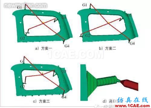 基于Moldflow的汽車內飾板澆注系統設計moldflow結果圖片5