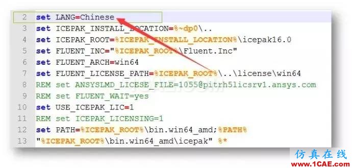 將ANSYS Icepak的界面設置為中文ansys培訓的效果圖片3