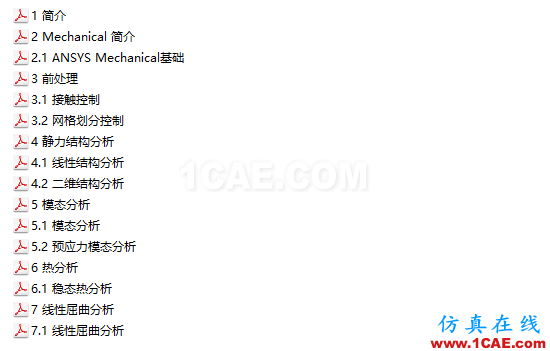 Workbench Mechanical結(jié)構(gòu)仿真官方教材，共享優(yōu)質(zhì)學(xué)習(xí)資源ansys分析案例圖片3