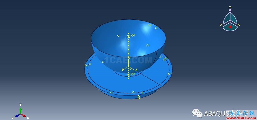 ABAQUS案例的Abaqus/CAE再現——半球形沖頭沖壓薄板abaqus有限元圖片22