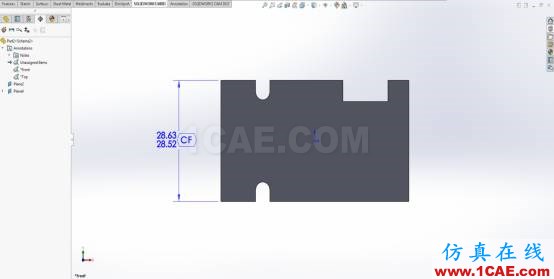 SolidWorks MBD:符合ASME Y14.5-2009標準的連續特征公差標注solidworks simulation培訓教程圖片4