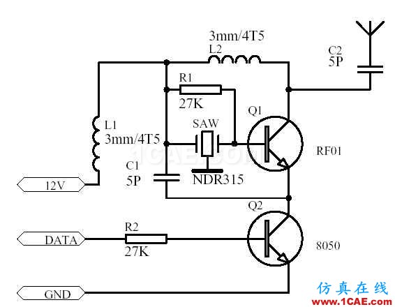 無線遙控發射接收設計 --- 315M遙控電路 - 香率 - 我的博客 無線遙控發射接收設計 --- 315M遙控電路 - 香率 - 我的博客
