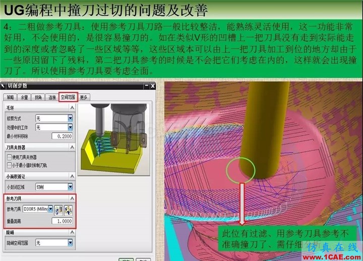 UG編程中撞刀過切的問題及改善ug設計案例圖片5