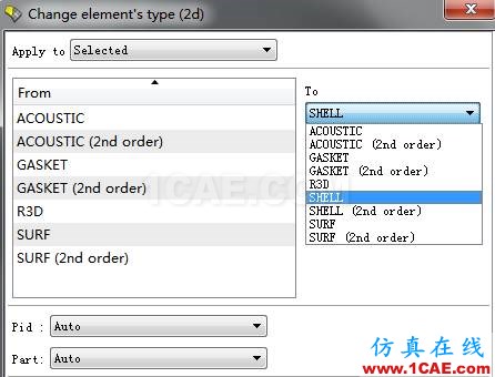 ANSA單元類型轉換命令的使用ANSA應用技術圖片3