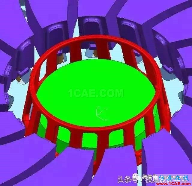 齒輪帶著十五個行位彎抽芯，這圖高清版ug培訓資料圖片3