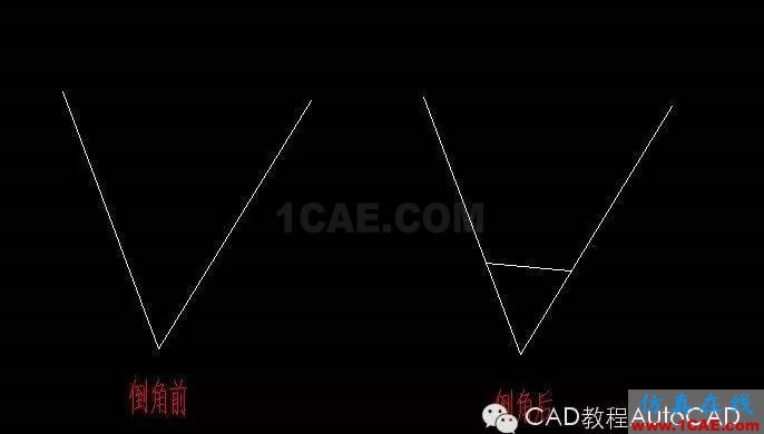 【AutoCAD教程】進行倒角或圓角時如何保留倒角或圓角前的對象不修剪？AutoCAD分析案例圖片2