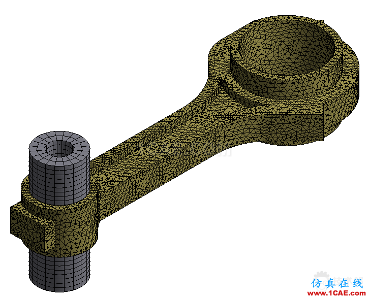 基于ANSYS workbench平臺下nCode Design Life的連桿疲勞分析簡例計算 blob.png