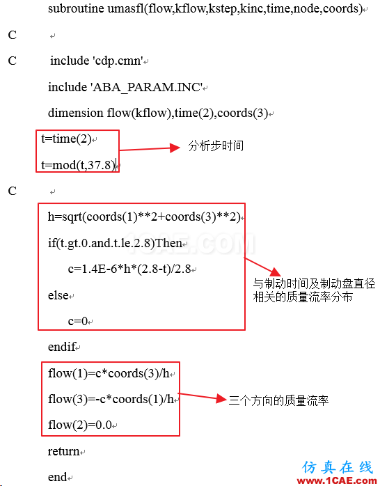 利用Abaqus用戶子程序實現制動盤熱分析中的熱源移動 利用Abaqus用戶子程序實現制動盤熱分析中的熱源移動