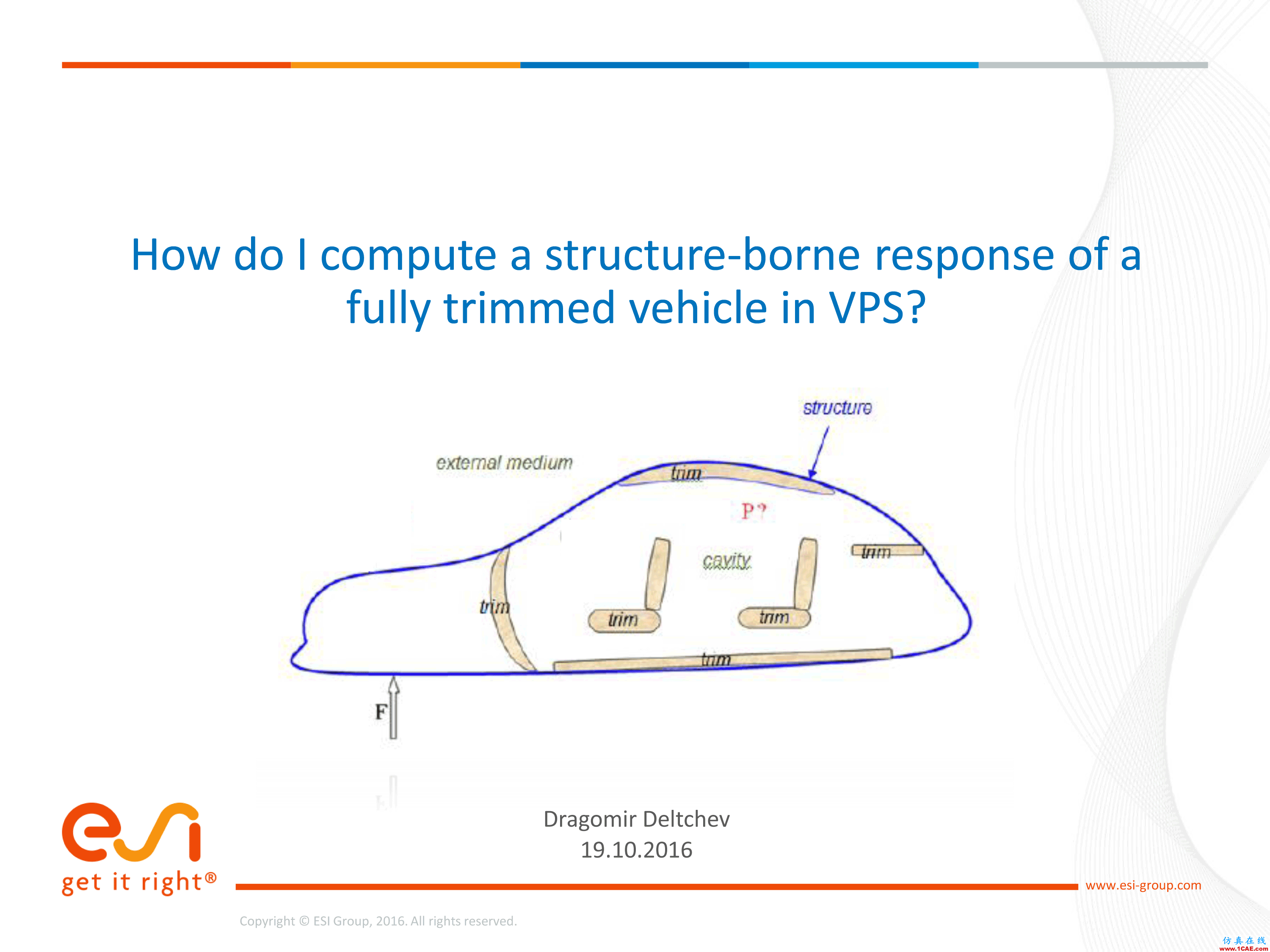 培訓視頻 | 如何計算VPS中具有內飾的車輛結構聲響應有限元理論圖片2