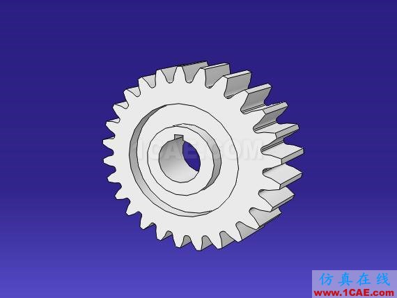 ABAQUS的直齒圓柱齒輪模態有限元分析abaqus有限元仿真圖片7