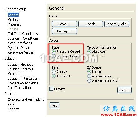 FLUENT中的求解器、算法和離散方法 FLUENT中的求解器、算法和離散方法